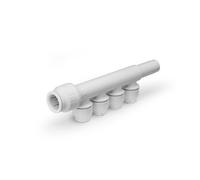 22mm x 15mm 4 Port Manifold With Stem PEM582215CW John Guest White One Size
