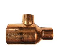 22mm x 15mm x 15mm Reducing Tee - End Feed - Bag of 5