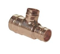 22mm x 15mm x 15mm Solder Ring Reducing Tee - Bag of 10