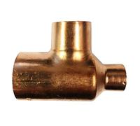 22mm x 15mm x 22mm Reducing Tee - End Feed