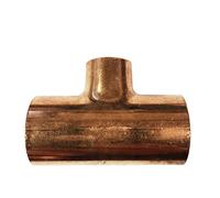 22mm x 22mm x 10mm Reducing Tee - End Feed