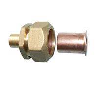 22mm x 25mm MDPE to Copper PSA DZR Adaptor (Known as mdpe Pipe/Brass Fittings/mdpe Fittings/mdpe to Copper Also Available in 20mm x 15mm and 25mm x 15mm)