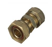22mm x 3/4" Compression Straight Tap Connector - Bag of 2