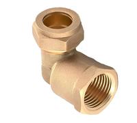 22mm x 3/4" Female Compression Parallel Elbow - PACK of 2