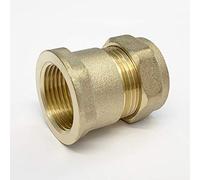 22mm x 3/4" Female Iron Straight Compression WRAS Approved Heavy Pattern Embrass