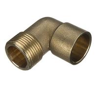 22mm x 3/4" x End Feed to Male Iron Elbow - Bag of 2
