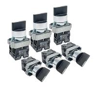 22mm XB2-BD21 BD23 BD25 BD33 BD45 BD53 1NO/2NO/1NO1NC 2/3 Position Self Locking/self resetting selector Knob Switch(XB2-BD45)