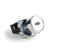 22mm XB2-EA Metal Push Button Switch Start/Stop Black/Arrow 10A/415V Self-reset/Momentary Symbol Button Switch(W-arrow)