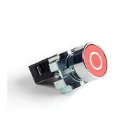 22mm XB2-EA Metal Push Button Switch Start/Stop Black/Arrow 10A/415V Self-reset/Momentary Symbol Button Switch(O)
