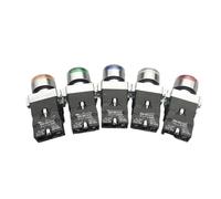 22mm XB2 Push Button Switch 1NO 12V 24V 36V 110V 220V 380V(NO,LED_220 V)