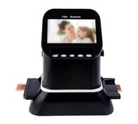 22MP Digital Film & Slide Scanner,Convert Slides & Negatives to Digital,Convert 135 126 120 127 Films Slides to Negatives Color Black White JPG Photos, 4.3in LCD Screen(Black)