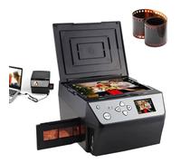 22MP Digital USB Scanner for Film/Slide/Photo with 5 LCD Screen - Convert 35mm Slide, 135 & 110 Film to HD JPG Files - Photo/Document/Business Card Scanner