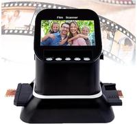 22MP Film Scanner with Large 4.3" Display,Converts 120/126/127/135 Film into Digital Photos,Easy Load Film Adapters,with SD Card Slot (Need to Purchase it Yourself)