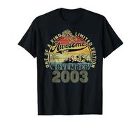 22nd Bday Gifts for Men November 2003 22 Year Old T-Shirt