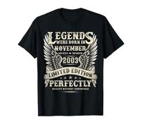 22nd Bday Gifts for Men November 2003 22 Year Old T-Shirt