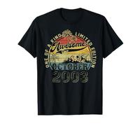22nd Bday Gifts for Men October 2003 22 Year Old T-Shirt