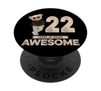 22nd Birthday Boy Girl 22 Years Twenty-Two PopSockets Adhesive PopGrip