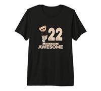 22nd Birthday Boy Girl 22 Years Twenty-Two Premium T-Shirt
