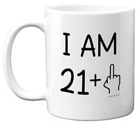22nd Birthday Gifts for Women Men, Rude Novelty Mug Middle Finger, Gag Joke Gifts, Perfect Funny Mugs for Twenty-Two Twenty-Second Birthday Present, 11oz Ceramic Coffee Mugs