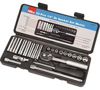 22PC 1/4" Socket Set Metric