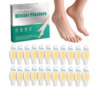 22Pcs Blister Plasters for Feet, Hydrocolloid Plasters Blister, Waterproof Cushion Pads Gel Blister Guard Pads Waterproof for Heel, Toe, Guard Skin for Feet Heel (Normal Watch, Count, 22)