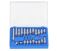 22Pcs Carbide Dial Indicator Points Set UNF 4 48 Thread Professional Tool Kit for Digital and Dial Indicators with Blue Storage Box