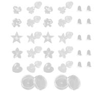22Pcs Clear Earrings Studs for School Set, Clear Earrings for School Studs Hypoallergenic Invisible Design Suitable for Use, Sensitive Ears and Daily Wear