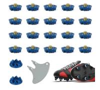 22PCS Cricket Spikes, Batsman-Specific Cricket Spikes Replacement Accessories with Spanner for Light Weight Shoes, for Firm to Hard Ground, Astroturf