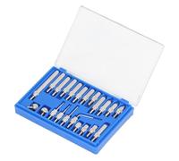 22Pcs Dial Indicator Points Tips Dti Gauge Holder Indicator Test Head Threaded Point Set Carbide Probe Test End Tips with Storage Box UNF 4-48 Thread