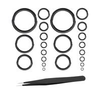 22pcs Fishing Rod Eyes Repair Kit,11 Sizes Rod Ceramic Guides Ring Set,Fishing Rod Eye Replacement Kit with 1pc Stainless Steel Tweezers Fishing Rod Repair Accessories(4mm~30mm)
