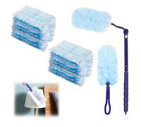 22PCS Flash Dust Magnet, Disposable Duster with Extendable Handle
