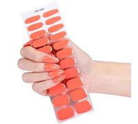 22pcs Gel Nails Stickers with 22 Styles Flexible Nails Art Set for Parties Work Safe and Gentle on Long Time Shining Multiple Styles