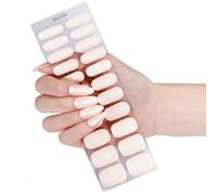 22pcs Gel Nails Stickers with 22 Styles Flexible Nails Art Set for Parties Work Safe and Gentle on Long Time Shining Multiple Styles