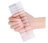 22pcs Gel Nails Stickers with 22 Styles Flexible Nails Art Set for Parties Work Safe and Gentle on Long Time Shining Quick Application