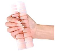 22pcs Gel Nails Stickers with 22 Styles Flexible Nails Art Set for Parties Work Safe and Gentle on Long Time Shining Multiple Styles