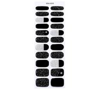 22Pcs Gel Nails Strips Gel Stickers Without UV Curing Necessary Art Easy Application For Professional Look Nail Strips For Beginners