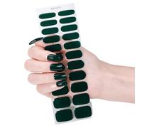 22Pcs Gel Nails Strips Set Gel Nails Stickers Without UV Curing Necessary Includes Essential Tool For Professional Look Long Lasting Nail Stickers