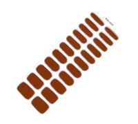 22Pcs Gel Nails Strips Stickers Without UV Curing Necessary Art Easy Application for Professional Look Strips