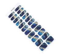 22Pcs Gel Nails Wraps Color Stickers Without UV Light Needed Easy Application Manicure Art for Parties Gel Strips