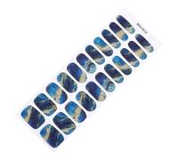 22Pcs Gel Nails Wraps Color Stickers Without UV Light Needed Easy Application Manicure Art for Parties Party and Event Nails