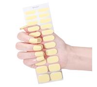 22Pcs Gel Nails Wraps Set Full Covers Gel Nails Stickers Without UV Lamp Required For Everyday Wear And Special Event Nail Art For Beginners