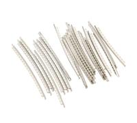 22Pcs Guitar Fret Wires 2.2mm Fretwire White Copper Replacement Parts for Acoustic Guitars