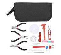 22pcs Jewelry Making Tool Kit, Jewelry Crafting Pliers Scissor Ruler Needle Wire Set with Zipper Bag for DIY Jewelry and Leather Craft Beginners Professionals