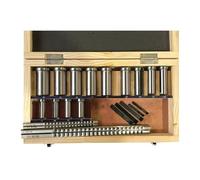 22pcs Keyway Broach Set High Speed Steel Keyway Cutting Machine Tool with Shim Metric Size 12-30 for CNC Machine for Mechanical Work
