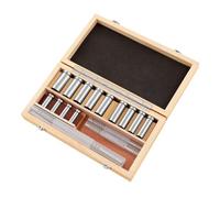 22Pcs Keyway Broach Sets, Machinery Keyway Tools for Lathe Metric with 4mm B1/5mm B1/6mm C/8mm C Broaches, 5 Shims, 13 Bushings