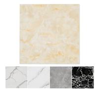 22Pcs Marble Tile Stickers for Kitchen Bathroom, 30x30cm Self Adhesive Wallpaper Wall Tiles Waterproof Wall Stickers Home Decor (Yellow)