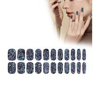 22Pcs Nail Wraps for Salon Semi Cured Gel Nail Strips,Long Lasting Gels Nails Stickers with Soft Glossy Gel Finish,Extra Long Soft Self-Adhesive Semi Cured Gels Toe Nails Strips for Salon Make-up