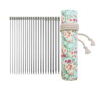 22Pcs Single Pointed Knitting Needle 25.0cm, Korean Powder storag
