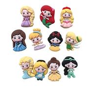 22Pcs Slime Charms Resin Kawaii Cartoon Princess Cute Set Assorted Princess Flatback Slime Beads for Scrapbooking Embellishments DIY Craft Making Ornament Hair Clip