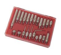 22Pcs Stainless Steel Dial Indicator Contact Points Tool Set with 0.01mm Precision Thread Tip Probes for Dial & Test Indicators
